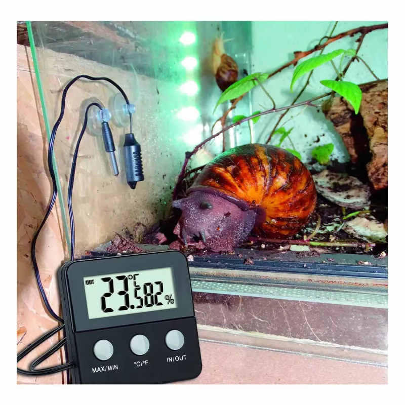 TFA TERRACHECK Termo-higrómetro negro (30.5044.01)