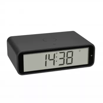 TFA Dostmann 60.2560.10 Despertador radiocontrolado antracita