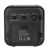 TFA Dostmann 60.2552.01 Despertador radiocontrolado negro con doble alarma