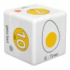 TFA Dostmann Cube Timer Temporizador digital para huevos, blanco/amarillo (38.2041.07)