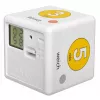 TFA Dostmann Cube Timer Temporizador digital para huevos, blanco/amarillo (38.2041.07)