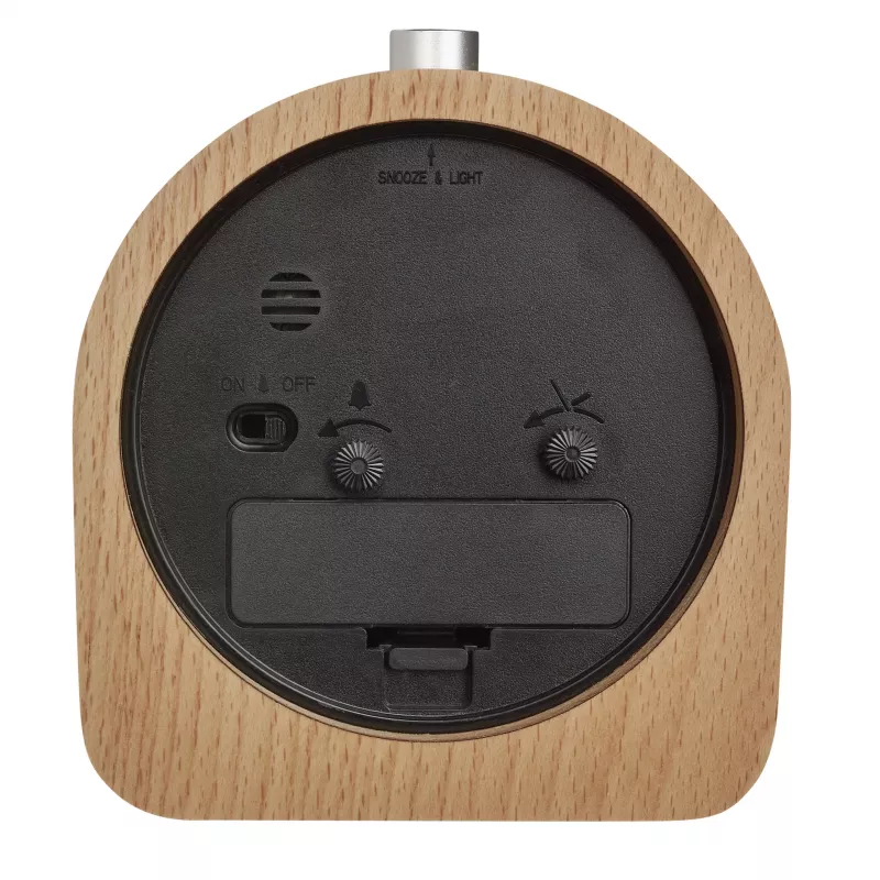 TFA Dostmann 60.1038.05 Despertador de cuarzo madera de haya