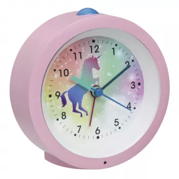 TFA Dostmann 60.1033.12 despertador de cuarzo rosa
