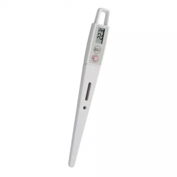 TFA Dostmann 30.1040.K termómetro de cocina calibrado (ISO) con apagado automático, HACCP y EN 13485, control de temperatura en el centro