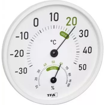TFA Dostmann termo-higrómetro digital blanco 45.2045.02