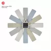 TFA Dostmann 60.3020.30 reloj de pared de cuarzo 400 mm multicolor movimiento silencioso