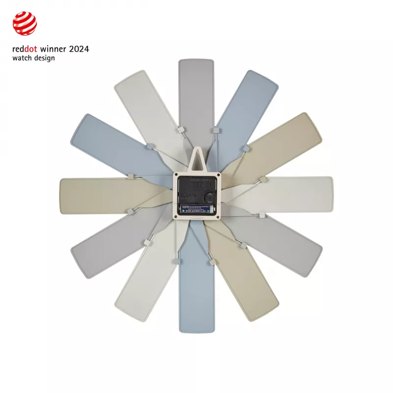 TFA Dostmann 60.3020.30 reloj de pared de cuarzo 400 mm multicolor movimiento silencioso
