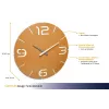 TFA Dostmann 60.3536.07 reloj de pared radiocontrolado 350 mm amarillo sol
