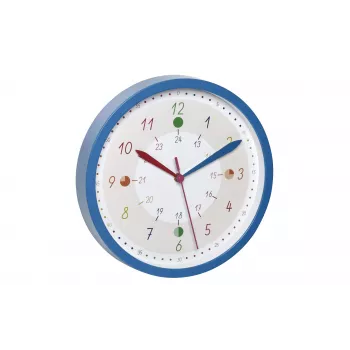 TFA Dostmann 60.3058.06.90 reloj de pared de cuarzo 308 mm azul
