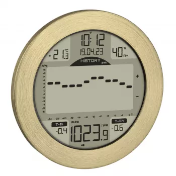TFA Dostmann METEOMAR estación meteorológica marítima 35.1124.53 - digital, indicador de mareas, fase lunar, reloj radiocontrolado, compatible con hasta 3 sensores exteriores