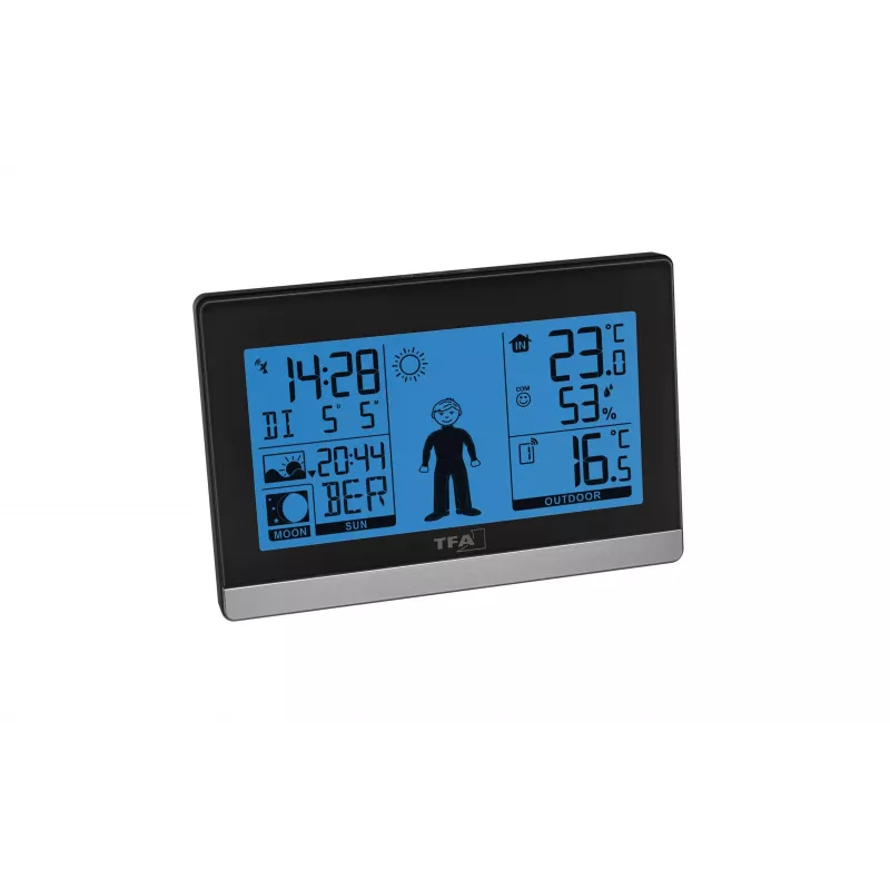TFA Dostmann Weather Boy estación meteorológica inalámbrica, negra 35.010832
