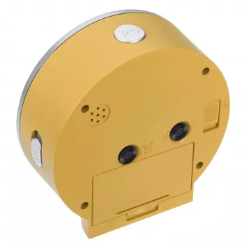 TFA Dostmann 60.1034.07 despertador de cuarzo analógico redondo amarillo