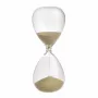 TFA Dostmann reloj de arena dorado, transparente, 5 minutos, vidrio, tapas negras 18.6009.53.90