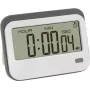 TFA Dostmann 38.2052.02 temporizador digital con cronómetro y alarma, blanco/gris