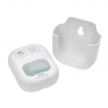 TFA Dostmann temporizador para lavarse las manos y cepillarse los dientes blanco (38.2046.02)