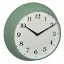 TFA Dostmann 60.3540.04 reloj de pared radiocontrolado con termómetro e higrómetro, verde menta