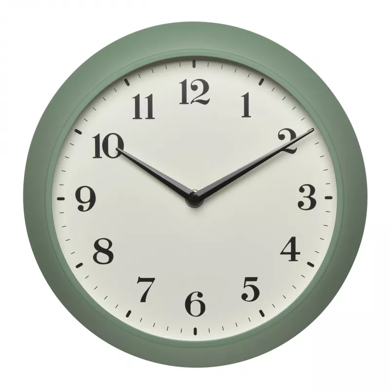TFA Dostmann 60.3540.04 reloj de pared radiocontrolado con termómetro e higrómetro, verde menta