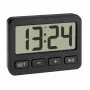 TFA Dostmann 60.2036.01 Despertador de cuarzo negro