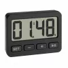 TFA Dostmann 60.2036.01 Despertador de cuarzo negro