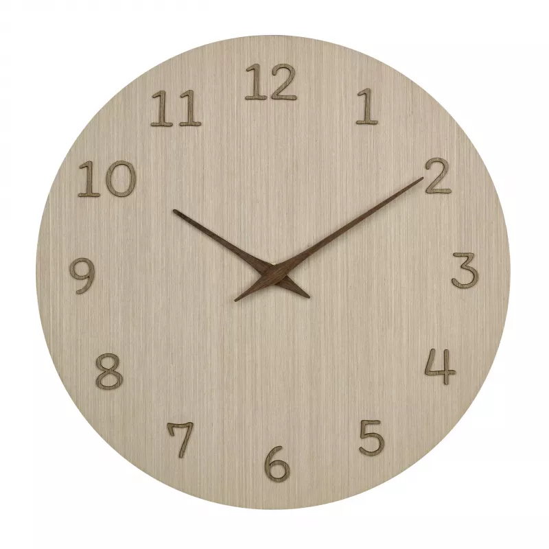 TFA Dostmann 60.3072.01 Reloj de pared de cuarzo 298 mm madera clara