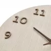 TFA Dostmann 60.3072.01 Reloj de pared de cuarzo 298 mm madera clara