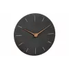 TFA Dostmann 60.3068.10 Reloj de pared de cuarzo 25 cm pizarra, movimiento silencioso