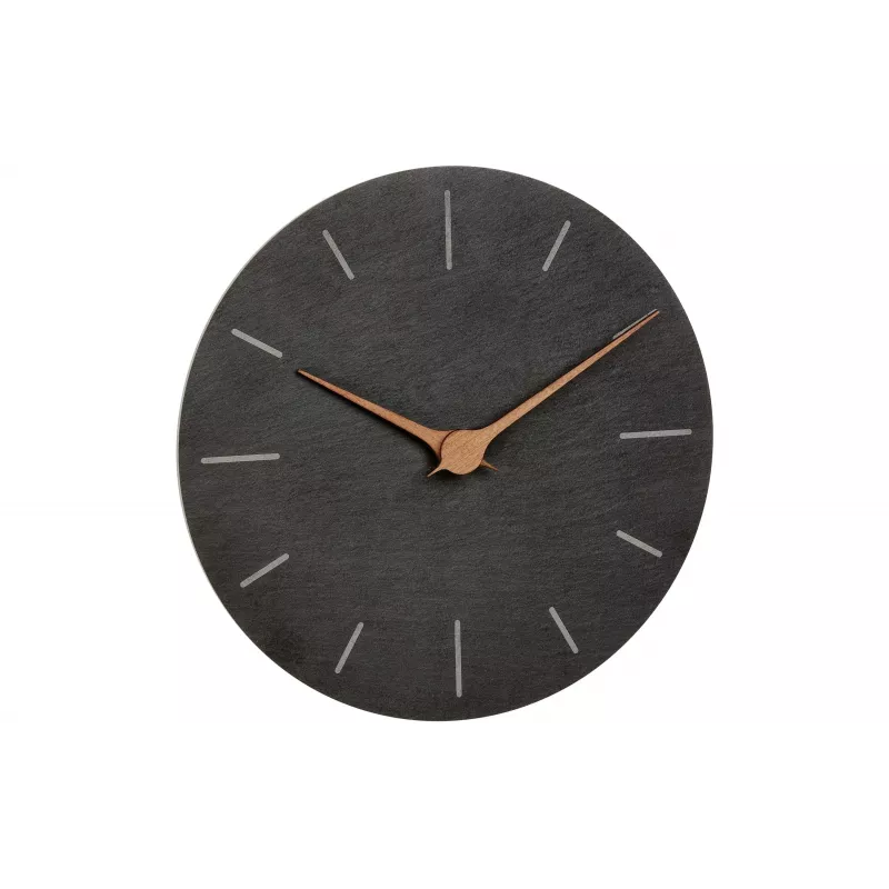 TFA Dostmann 60.3068.10 Reloj de pared de cuarzo 25 cm pizarra, movimiento silencioso