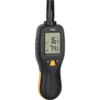 TFA Dostmann Digital Professional Termohigrómetro negro amarillo 31.1066 31.1066.01