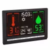 TFA Dostmann METEOCHROME Estación meteorológica inalámbrica con pantalla en color, previsión 12-24 h, sensor exterior, reloj DCF-77 35.1132.01