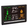 TFA Dostmann METEOCHROME Estación meteorológica inalámbrica con pantalla en color, previsión 12-24 h, sensor exterior, reloj DCF-77 35.1132.01