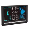 TFA Dostmann METEOCHROME Estación meteorológica inalámbrica con pantalla en color, previsión 12-24 h, sensor exterior, reloj DCF-77 35.1132.01