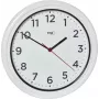 TFA Dostmann 60.3078.02 Reloj de pared exterior de cuarzo blanco resistente a las salpicaduras