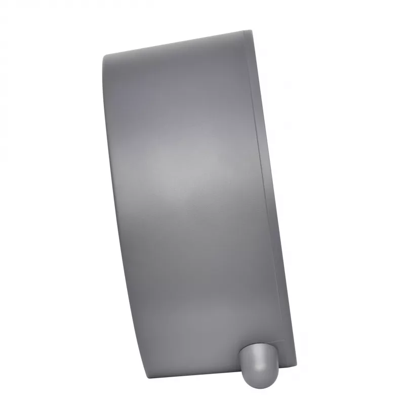 TFA Dostmann 60.1043.10 Despertador de cuarzo gris con movimiento silencioso y alarma crescendo