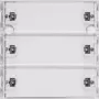 Gira KNX RF Pulsador 3 elementos System 55, blanco puro brillante 510300