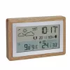 TFA Dostmann OAK Estación meteorológica inalámbrica con marco de roble y sensor exterior 35.1167.54