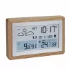 TFA Dostmann OAK Estación meteorológica inalámbrica con marco de roble y sensor exterior 35.1167.54