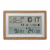 TFA Dostmann OAK Estación meteorológica inalámbrica con marco de roble y sensor exterior 35.1167.54