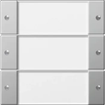 Gira 2133600 Tecla 3 elementos BSF System 55 transparente/acero inoxidable