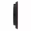 TFA Dostmann 60.3554.05 Reloj de pared inalámbrico, rojo, 320 mm de diámetro