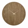 TFA Dostmann 60.3072.23 Reloj de pared de cuarzo 298 mm madera oscura