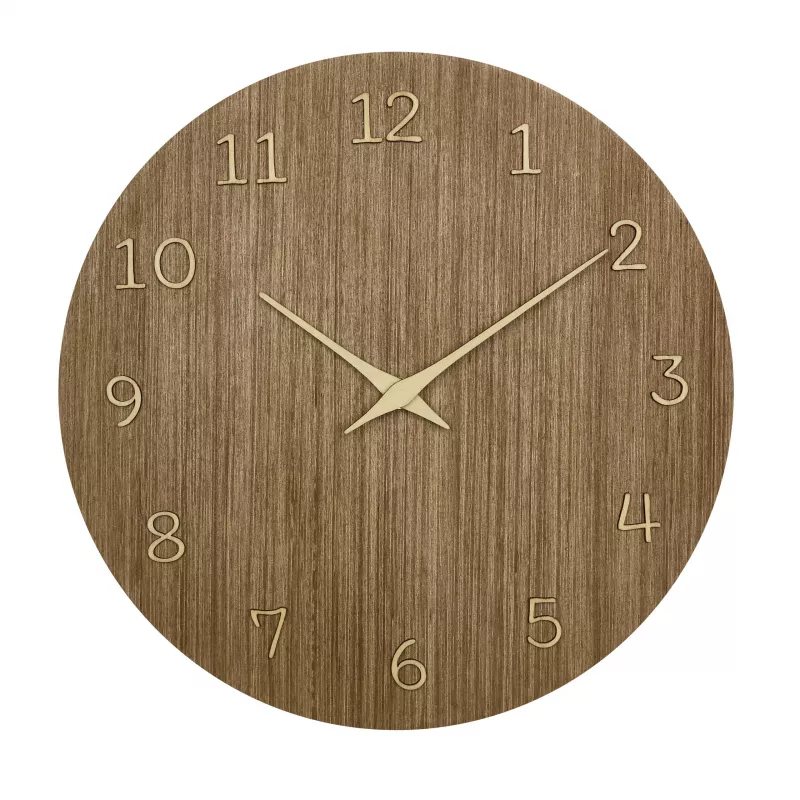 TFA Dostmann 60.3072.23 Reloj de pared de cuarzo 298 mm madera oscura