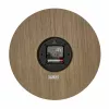TFA Dostmann 60.3072.23 Reloj de pared de cuarzo 298 mm madera oscura