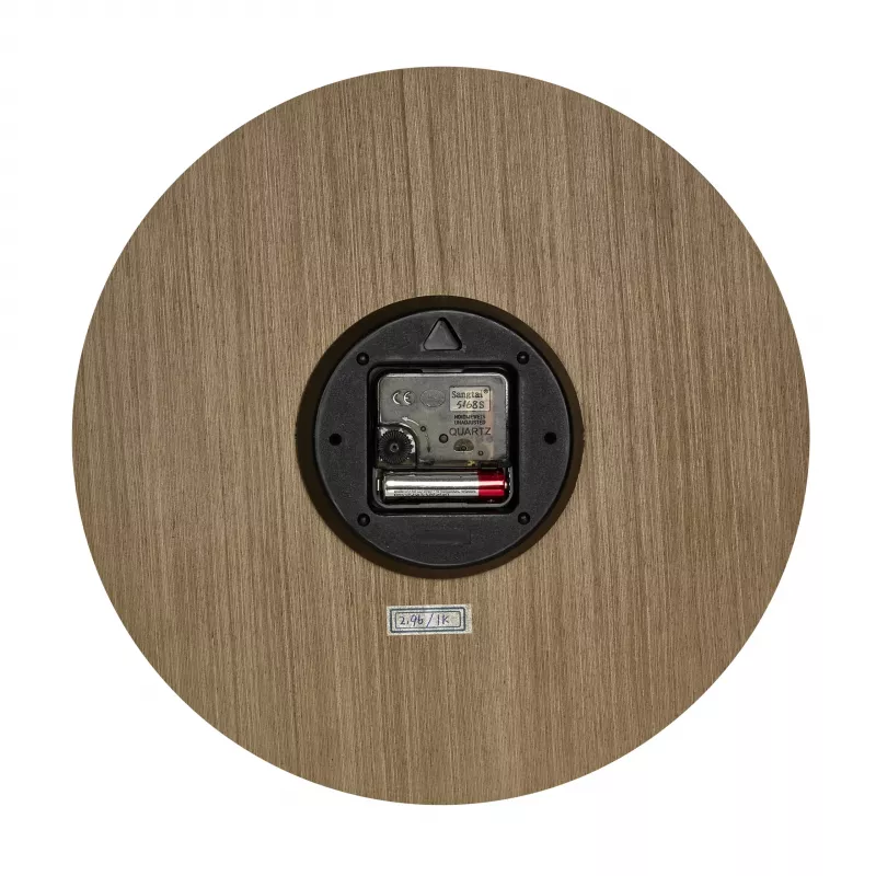 TFA Dostmann 60.3072.23 Reloj de pared de cuarzo 298 mm madera oscura