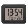 TFA 60.2044.01 Despertador de cuarzo negro