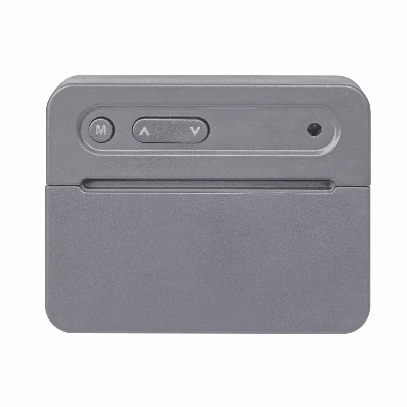 TFA Dostmann 60.2044.10 Despertador de cuarzo gris con alarma única