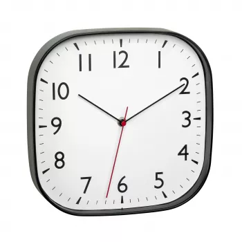 TFA Dostmann Reloj de pared negro 60.3076.01