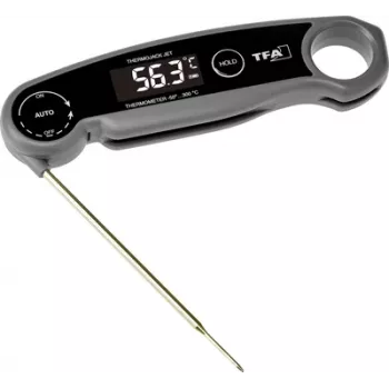TFA 30.1069.10 Termómetro de cocina digital con sonda de acero inoxidable, -50 a +300 °C, apagado automático