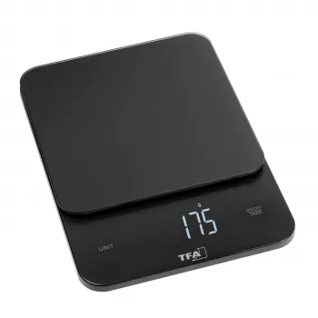 Báscula de cocina digital TFA Dostmann Brownie negra 5 kg 50.2008.01
