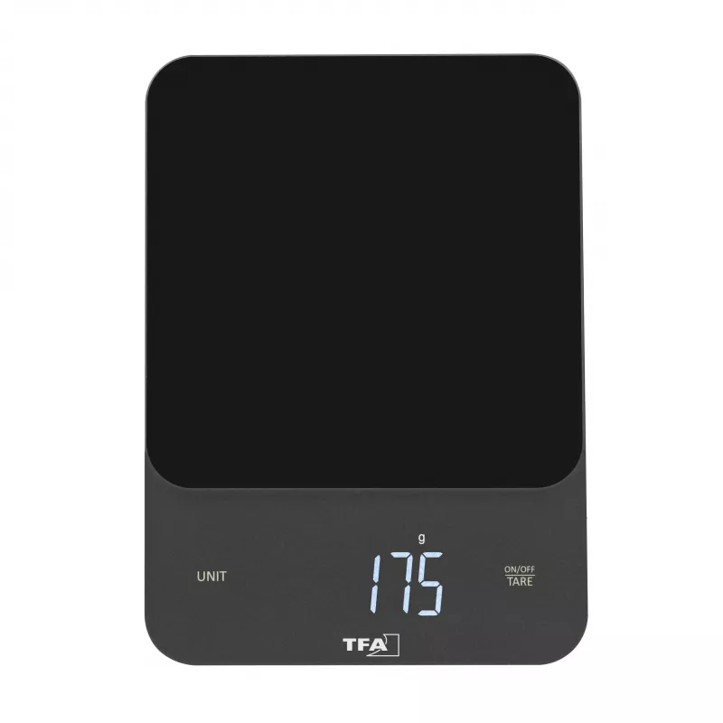 Báscula de cocina digital TFA Dostmann Brownie negra 5 kg 50.2008.01