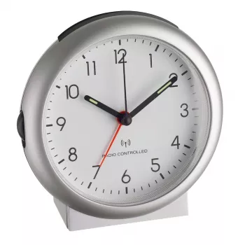Despertador de cuarzo TFA Dostmann 98.1036 plata